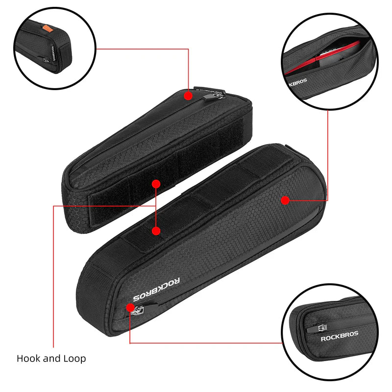 2-in-1 Bike Top Tube & Frame Bag