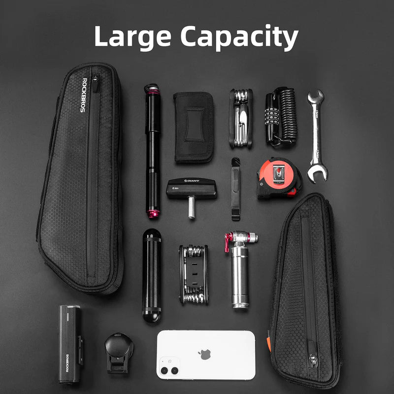 2-in-1 Bike Top Tube & Frame Bag
