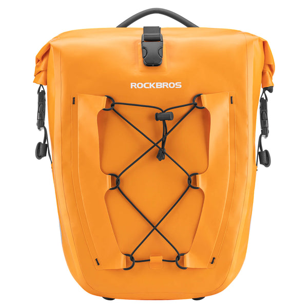 ROCKBROS waterproof cycling pannier bag with reflective logo
#Color_Orange
