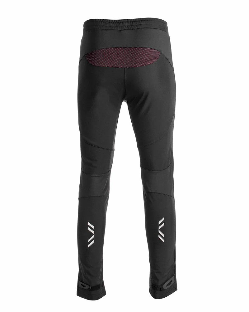 ROCKBROS Winter Cycling Pants for Men, warm, windproof, thermal black bicycling pants with ergonomic design