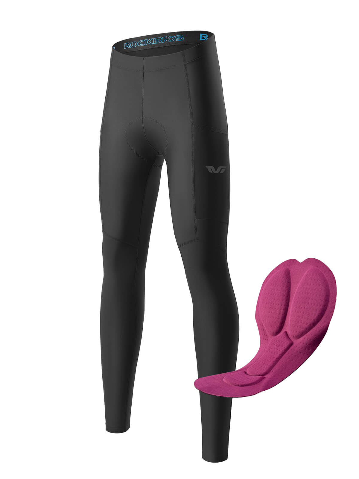 Women's lightweight thermal cycling tights for fall and winter rides – breathable, insulated, and flexible fit
