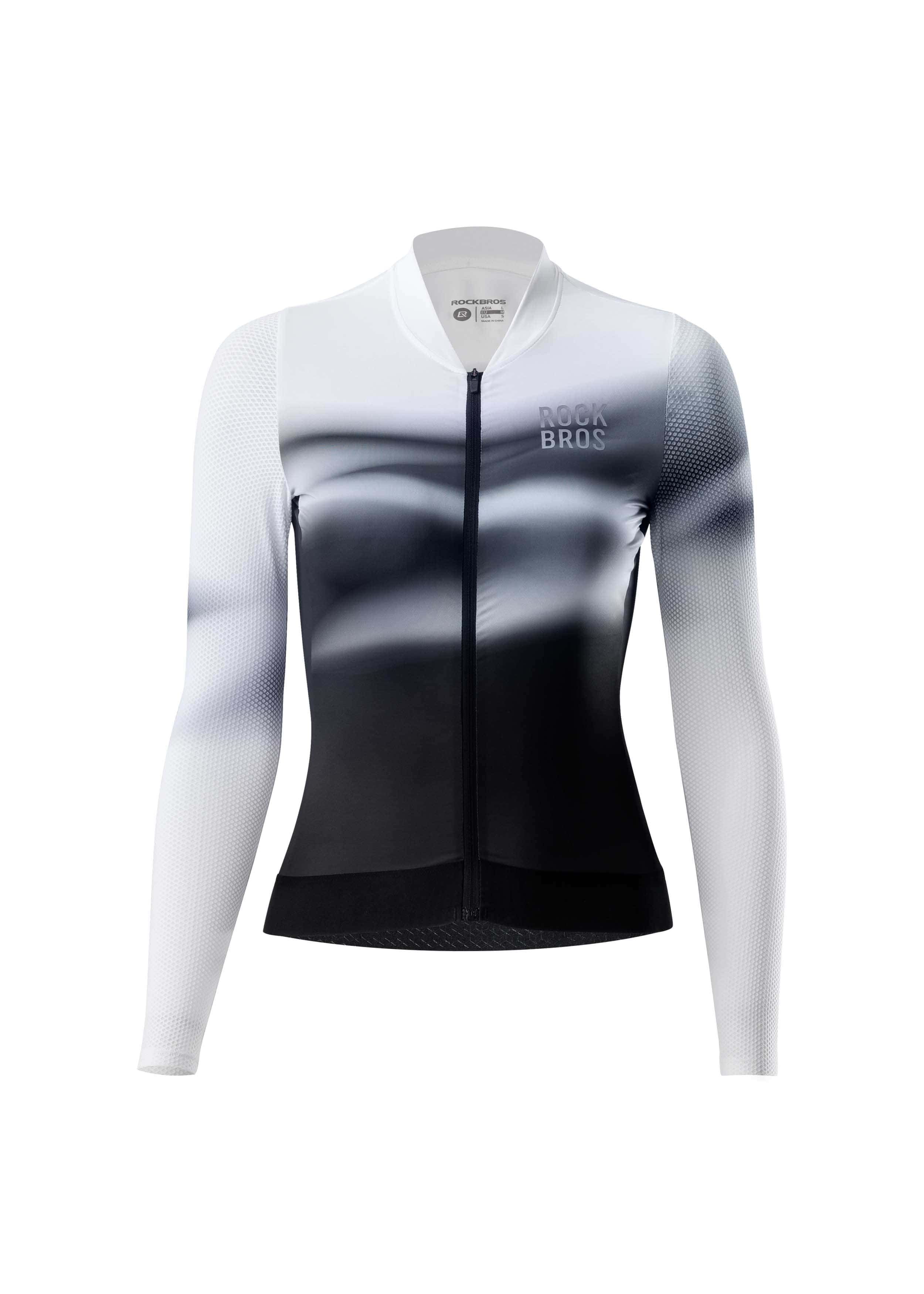 ROCKBROS Women's Mengdi Long Sleeve Cycling Jersey for Road and Commuter Rides
