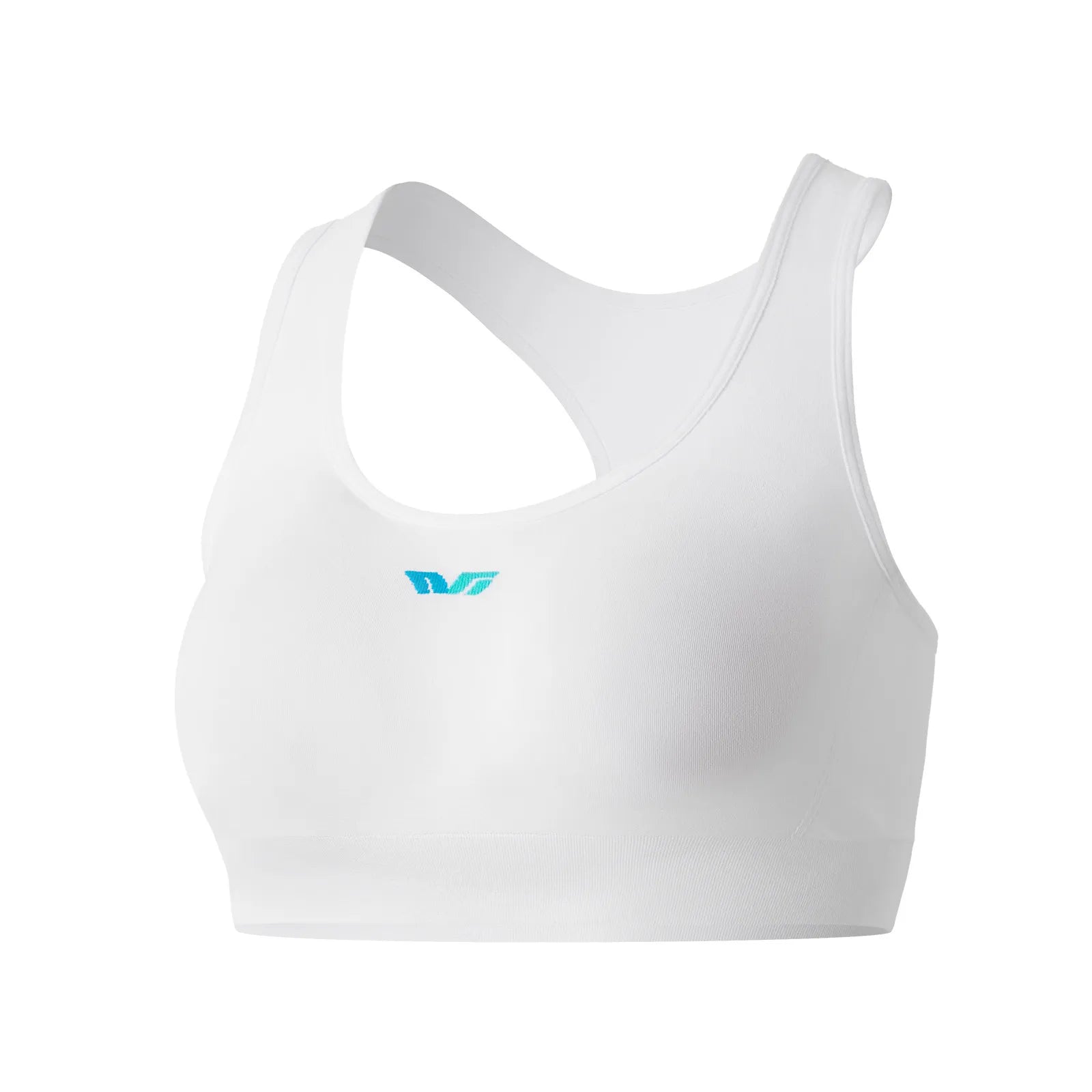 ROCKBROS women's racerback sports bra with built-in bra support and breathable fabric
#Color_White