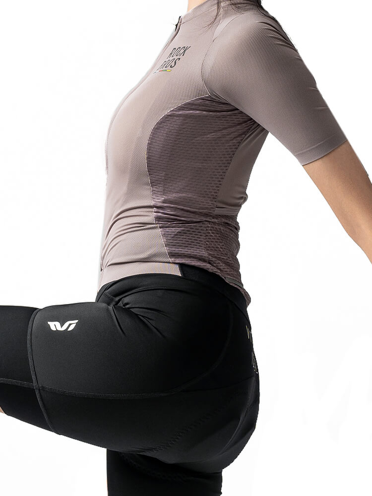 ROCKBROS women's quick-drying short-sleeve cycling jersey for road biking
#Color_Dark Gray