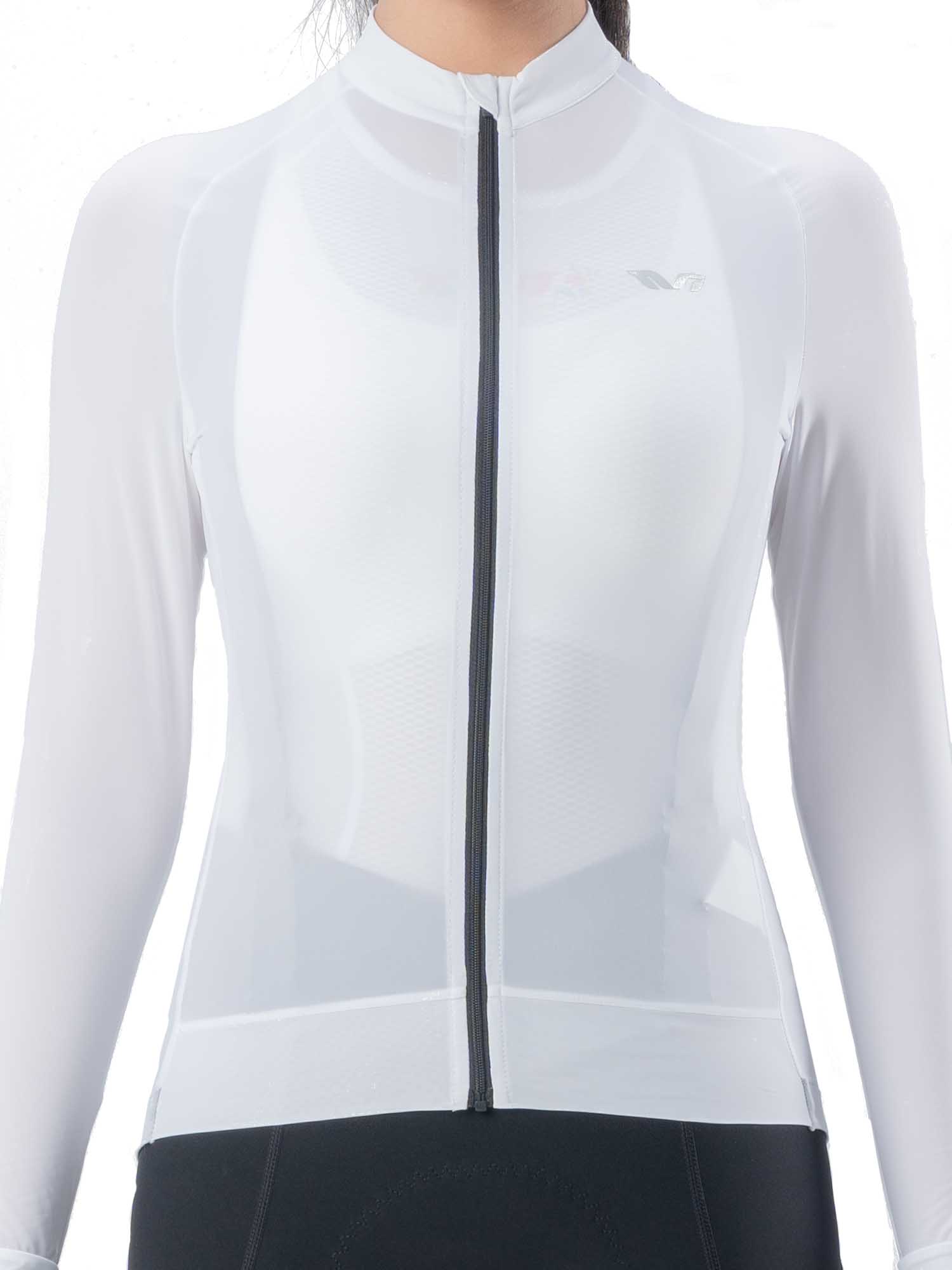 ROCKBROS women’s TVI lightweight cooling long-sleeve cycling jersey
#Color_White