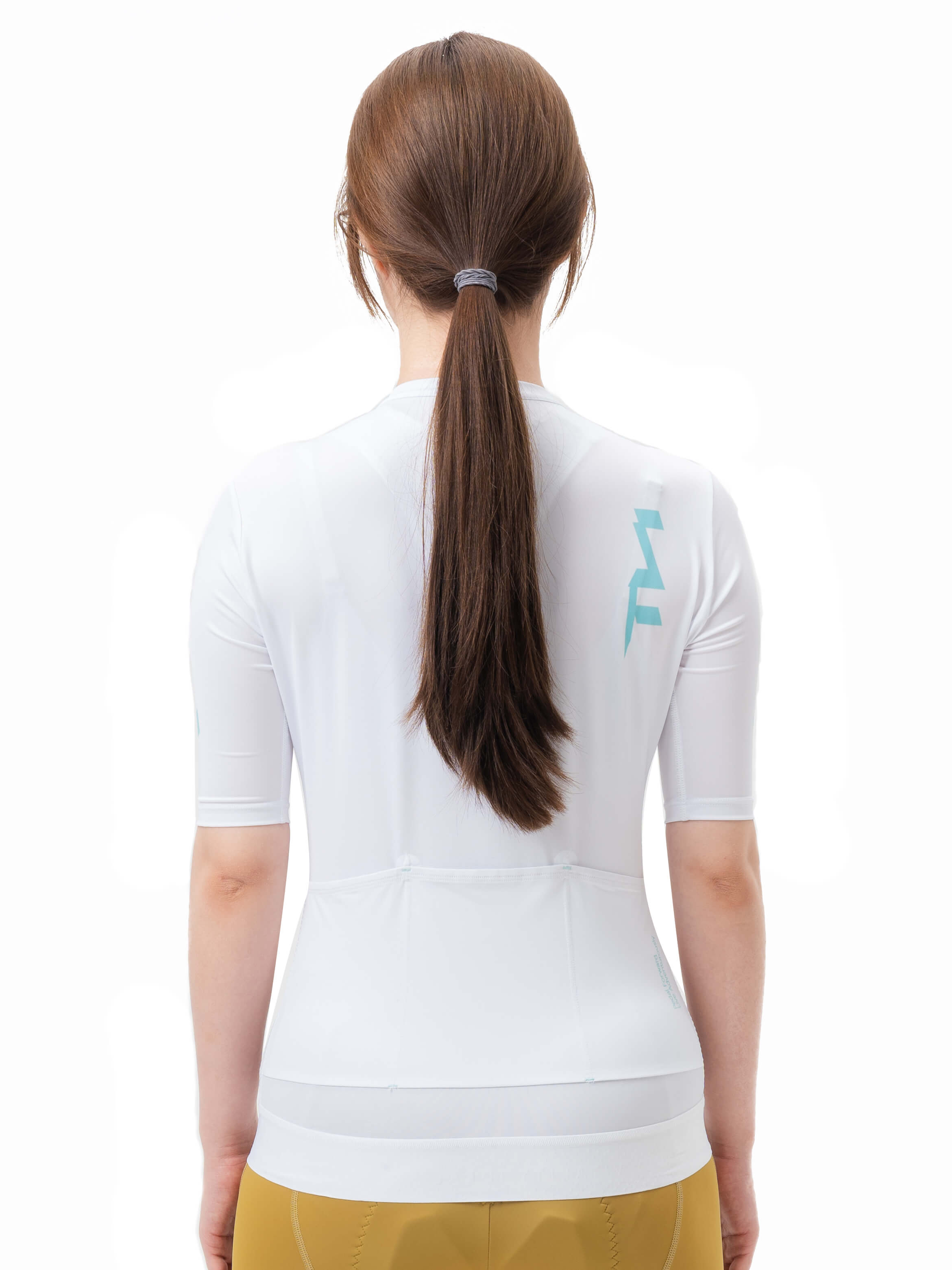 ROCKBROS Women's TVI Lightweight Short-Sleeve Cycling Jersey – Breathable and Quick-Dry Summer Bike Shirt
#Color_White