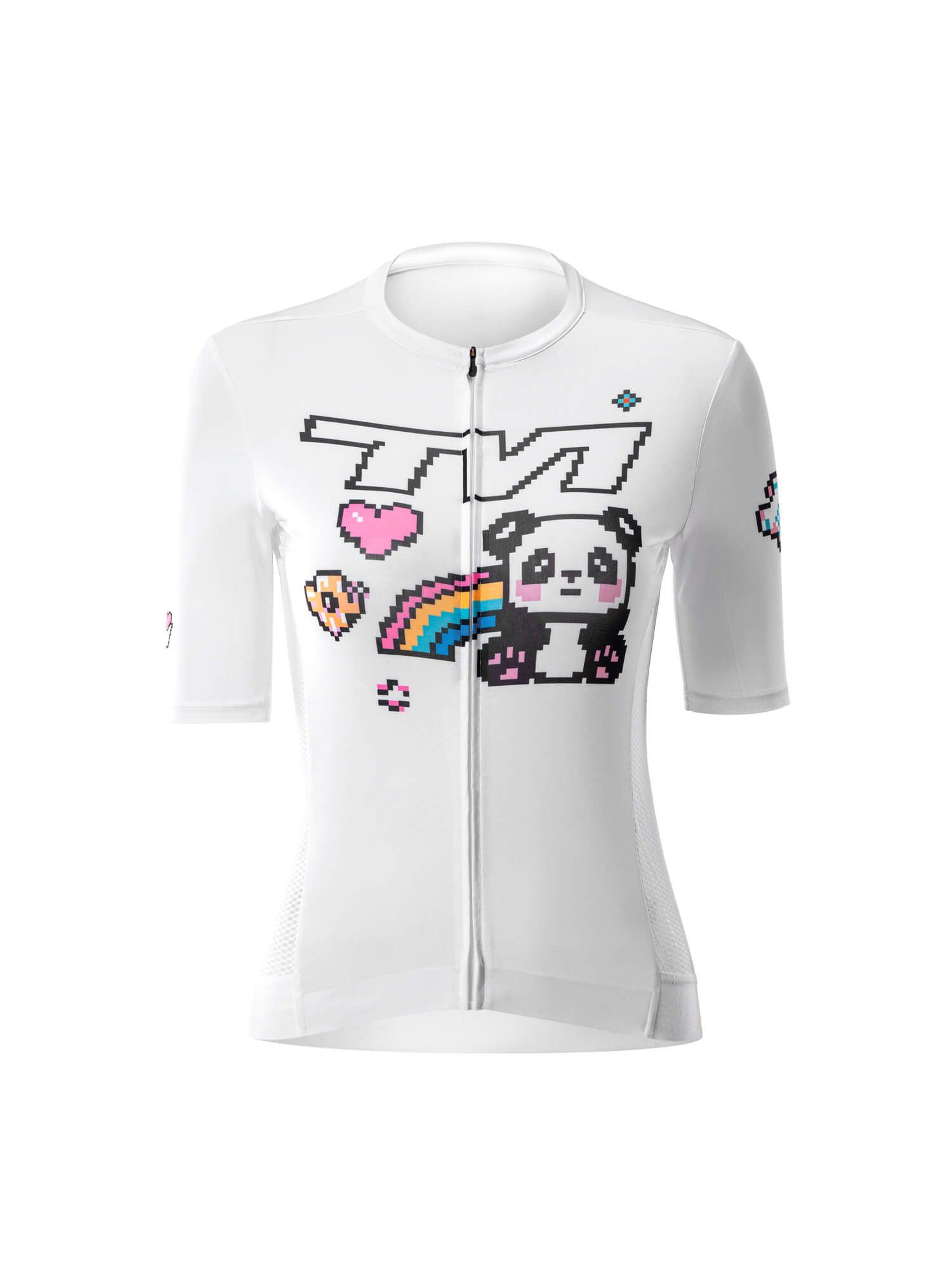 ROCKBROS Women's TVI Lightweight Short-Sleeve Cycling Jersey – Breathable and Quick-Dry Summer Bike Shirt
#Color_Digital White