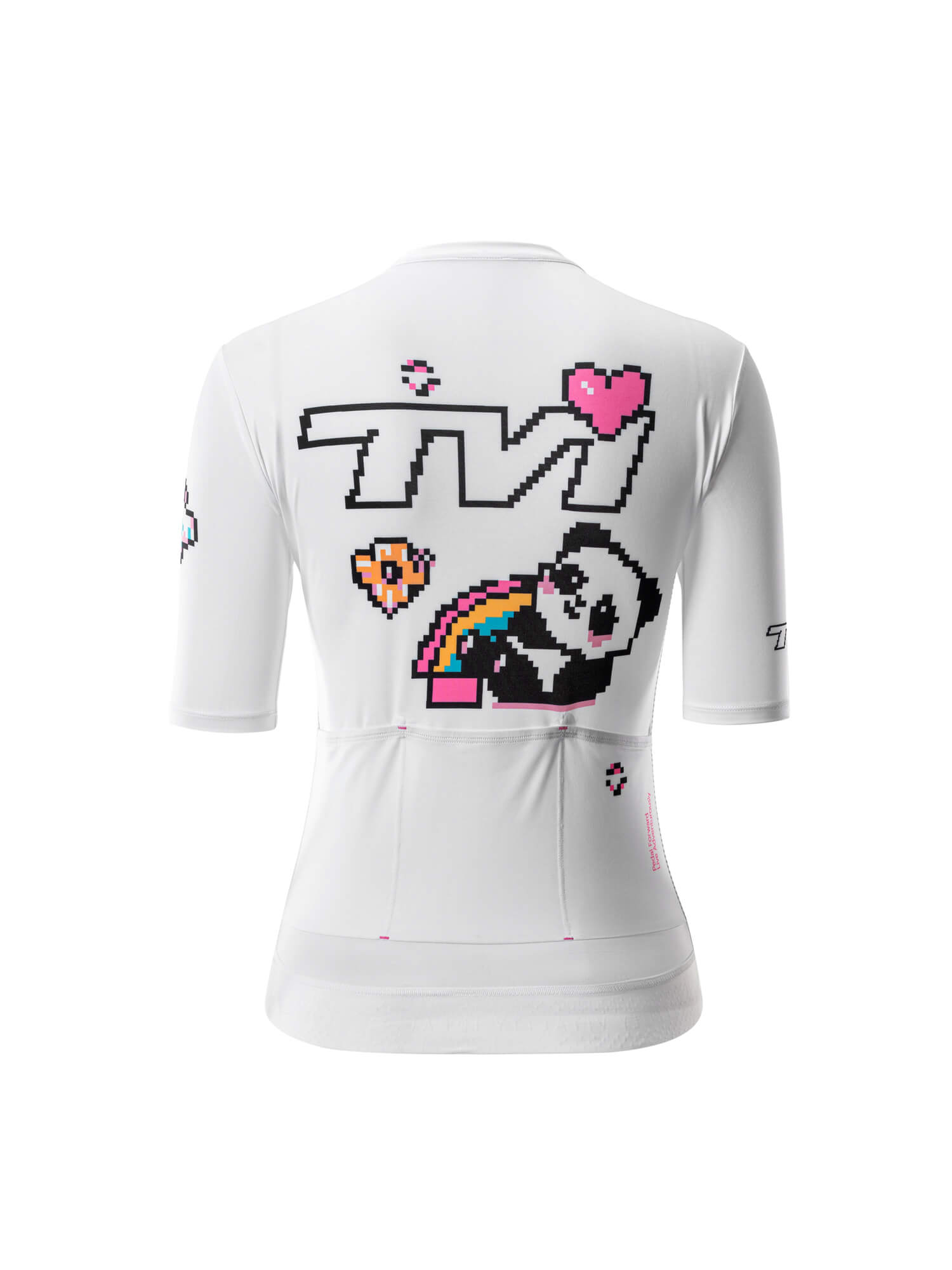 ROCKBROS Women's TVI Lightweight Short-Sleeve Cycling Jersey – Breathable and Quick-Dry Summer Bike Shirt
#Color_Digital White