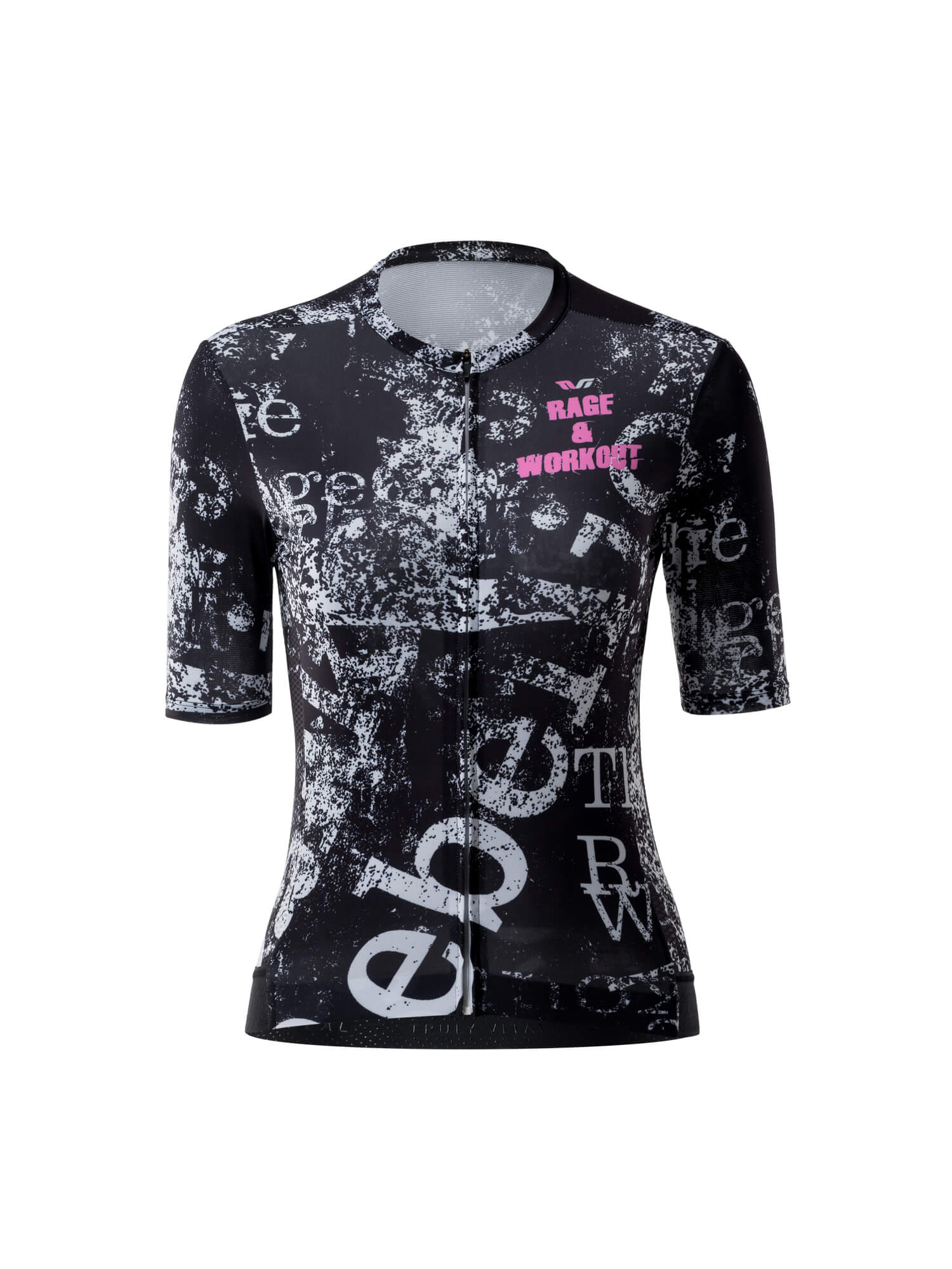 ROCKBROS Women's TVI Lightweight Short-Sleeve Cycling Jersey – Breathable and Quick-Dry Summer Bike Shirt
#Color_Black