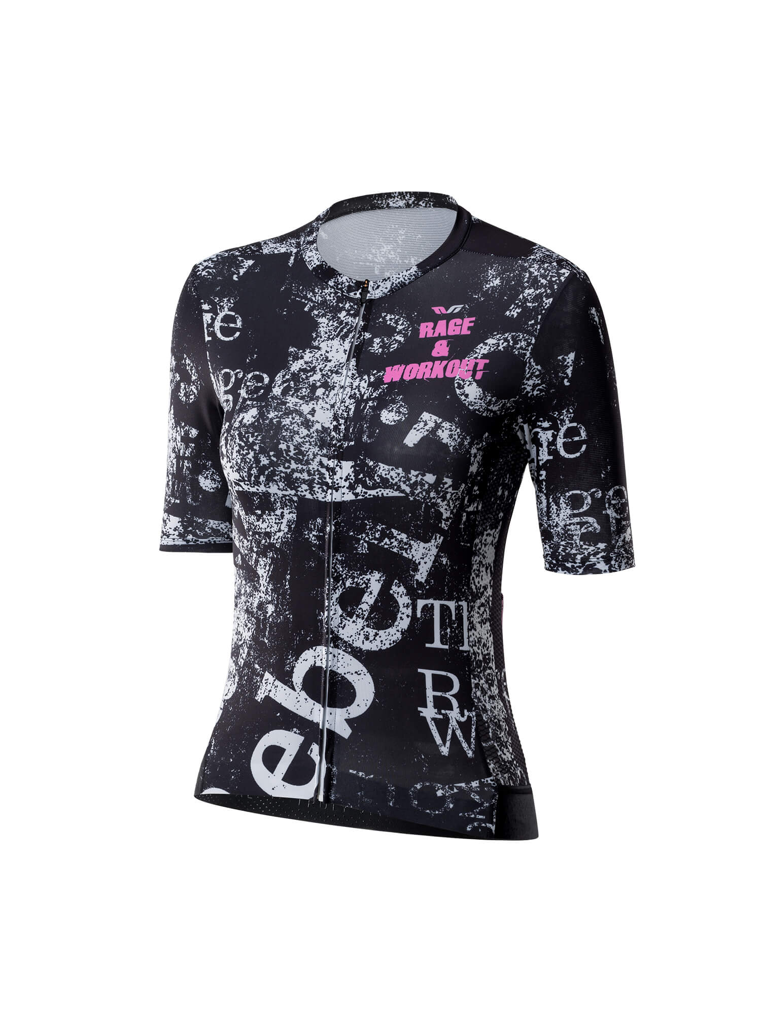 ROCKBROS Women's TVI Lightweight Short-Sleeve Cycling Jersey – Breathable and Quick-Dry Summer Bike Shirt
#Color_Black