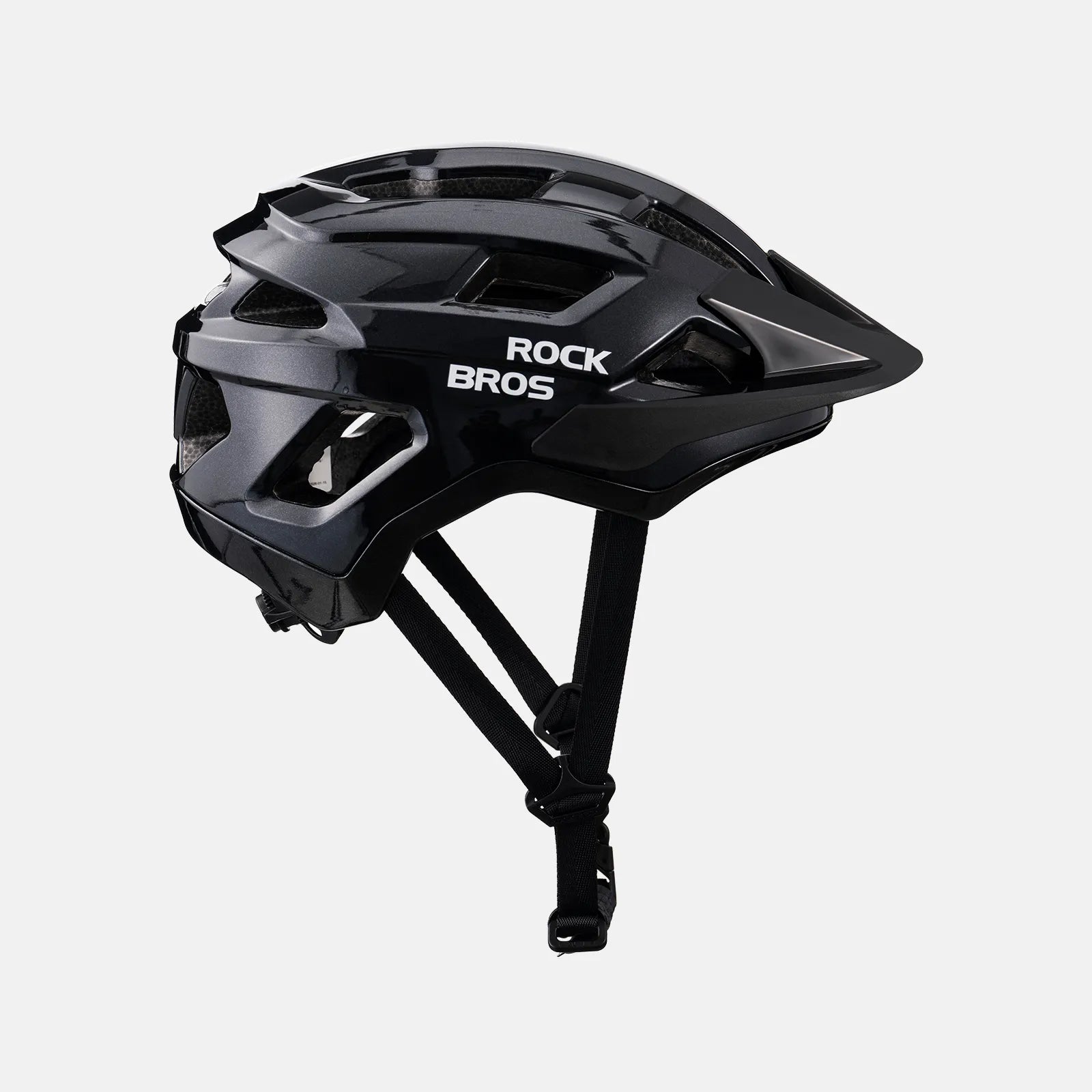 ROCKBROS Youth Cycling Helmet in Black for Road, Mountain, and E-Bike Riding
#Color_Black