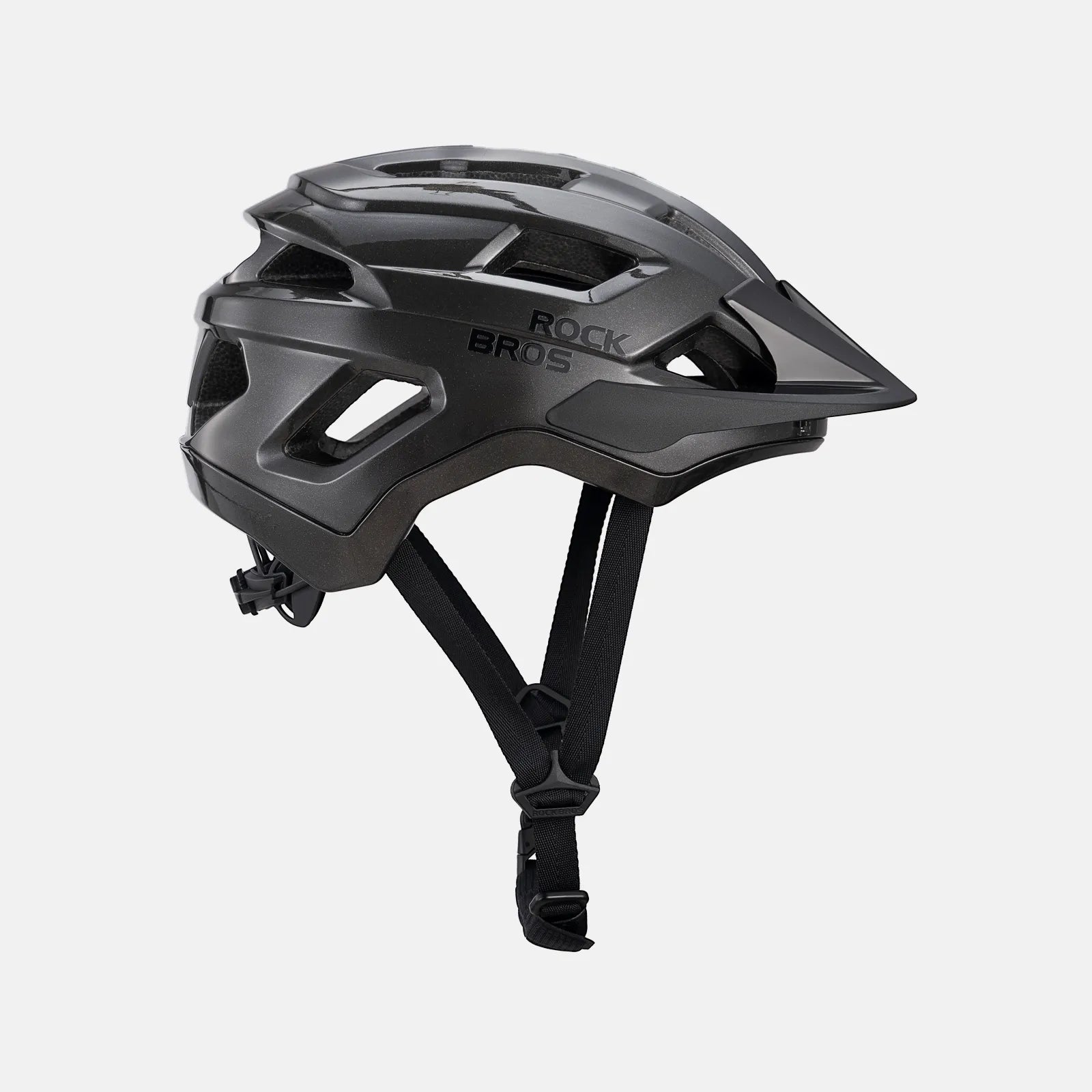 ROCKBROS Youth Cycling Helmet in Titanium for Road, Mountain, and E-Bike Riding
#Color_Titanium