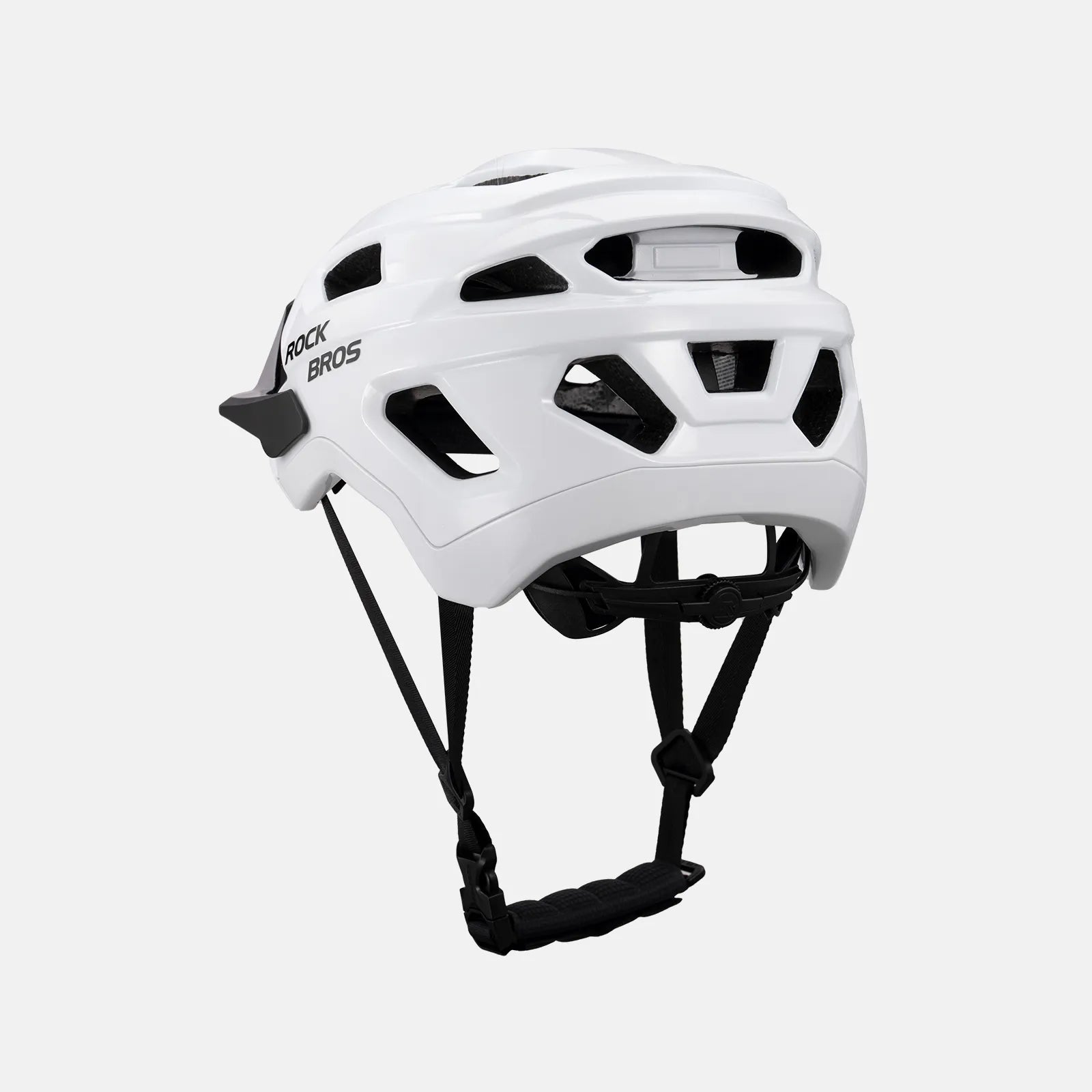 ROCKBROS Youth Cycling Helmet in White for Road, Mountain, and E-Bike Riding
#Color_White