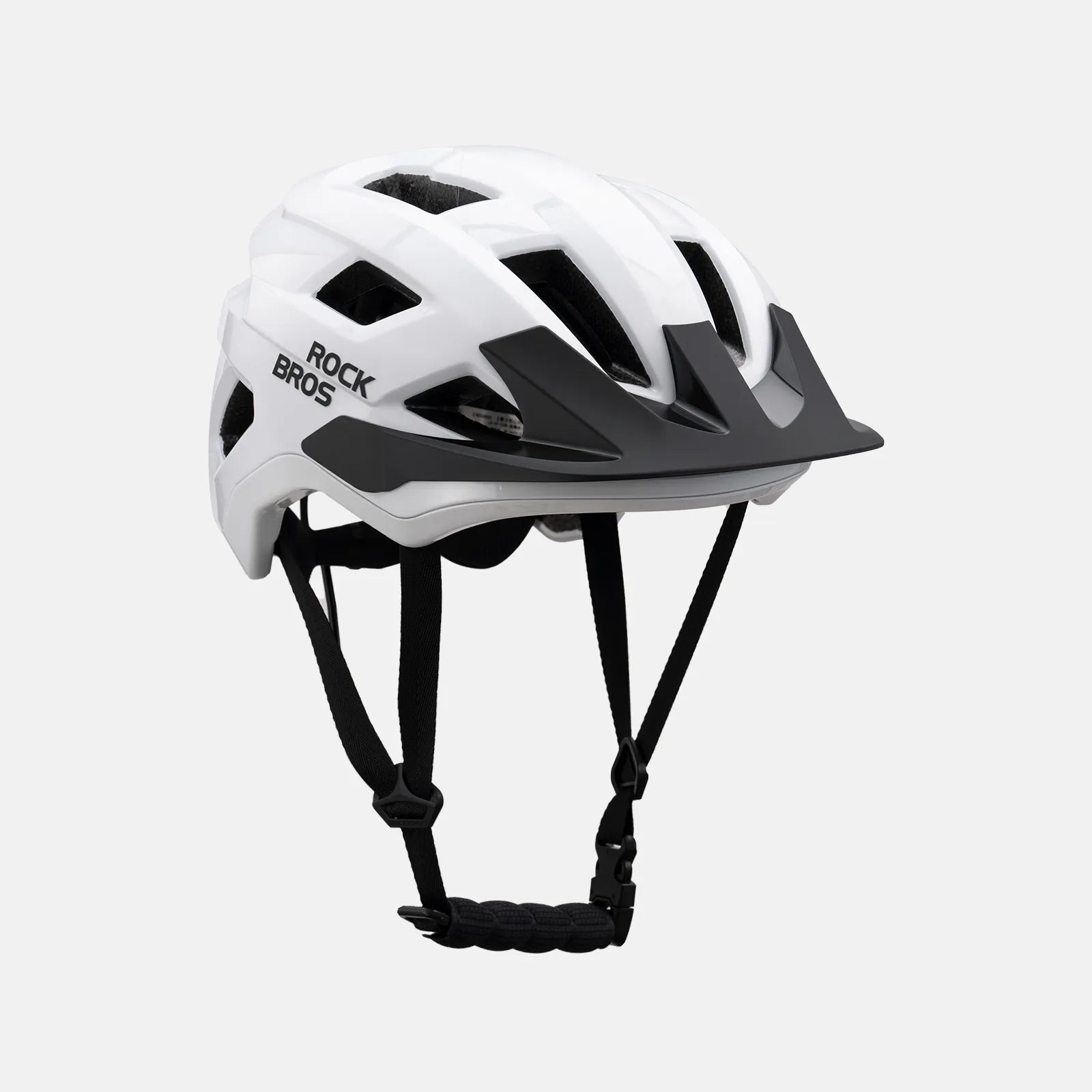 ROCKBROS Youth Cycling Helmet in White for Road, Mountain, and E-Bike Riding
#Color_White