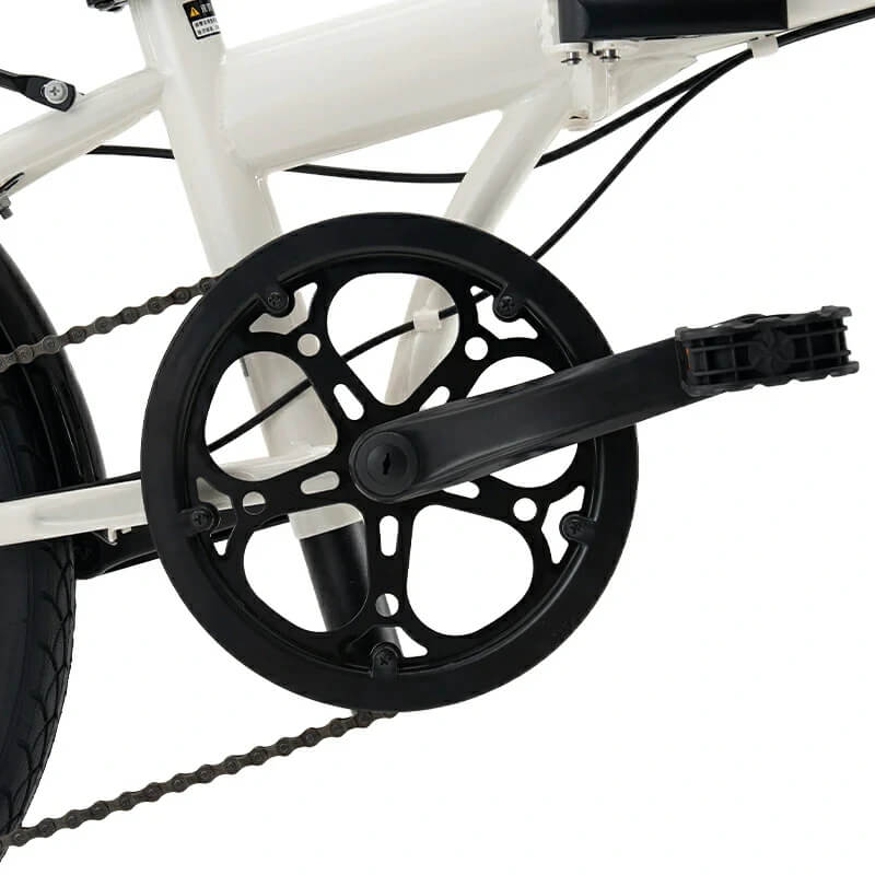 ROCKBROS 20 inch urban folding bike for city commuting
#Color_White