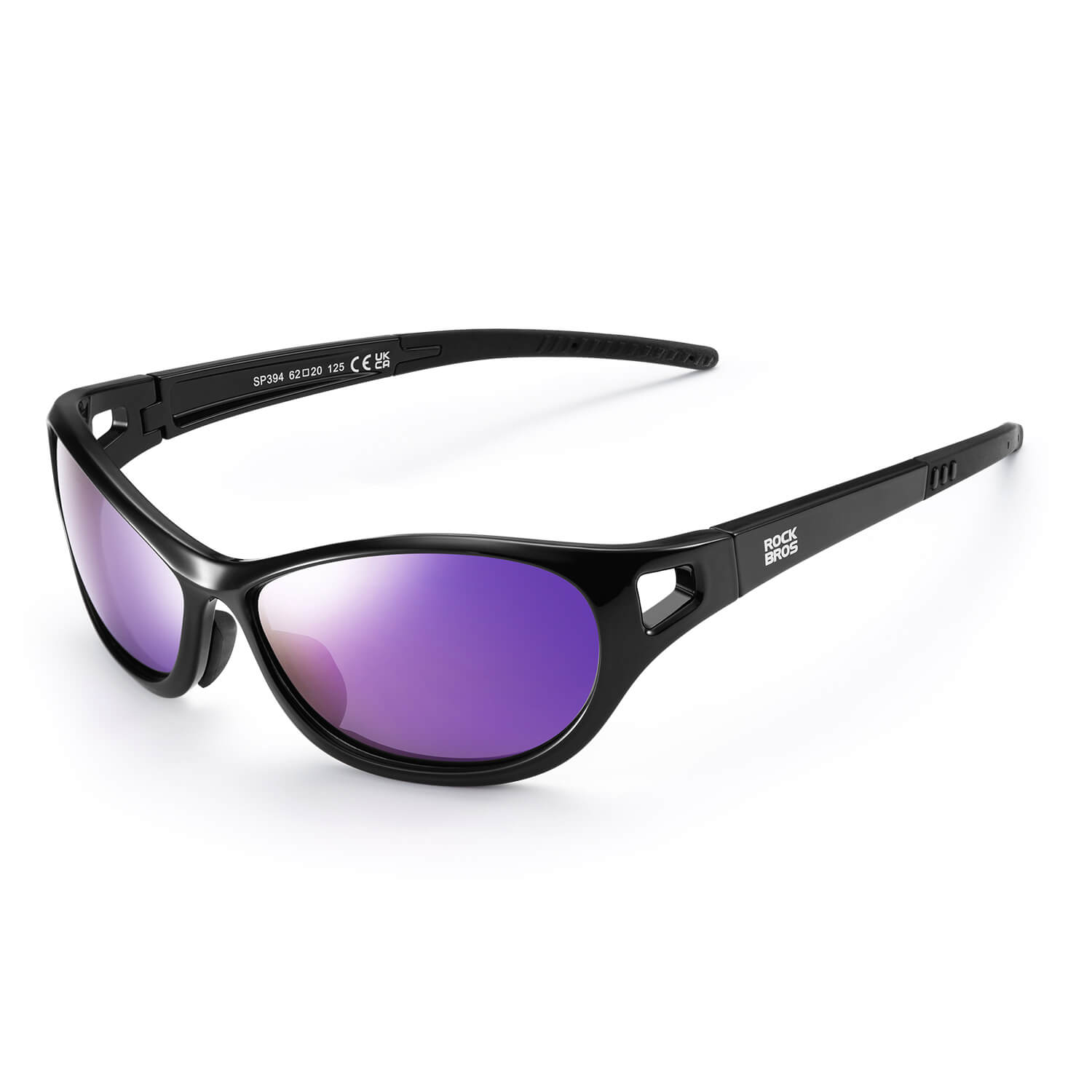 ROCKBROS SP394 outdoor polarized sunglasses with UV400 protection for cycling and outdoor activities
#Color_Black