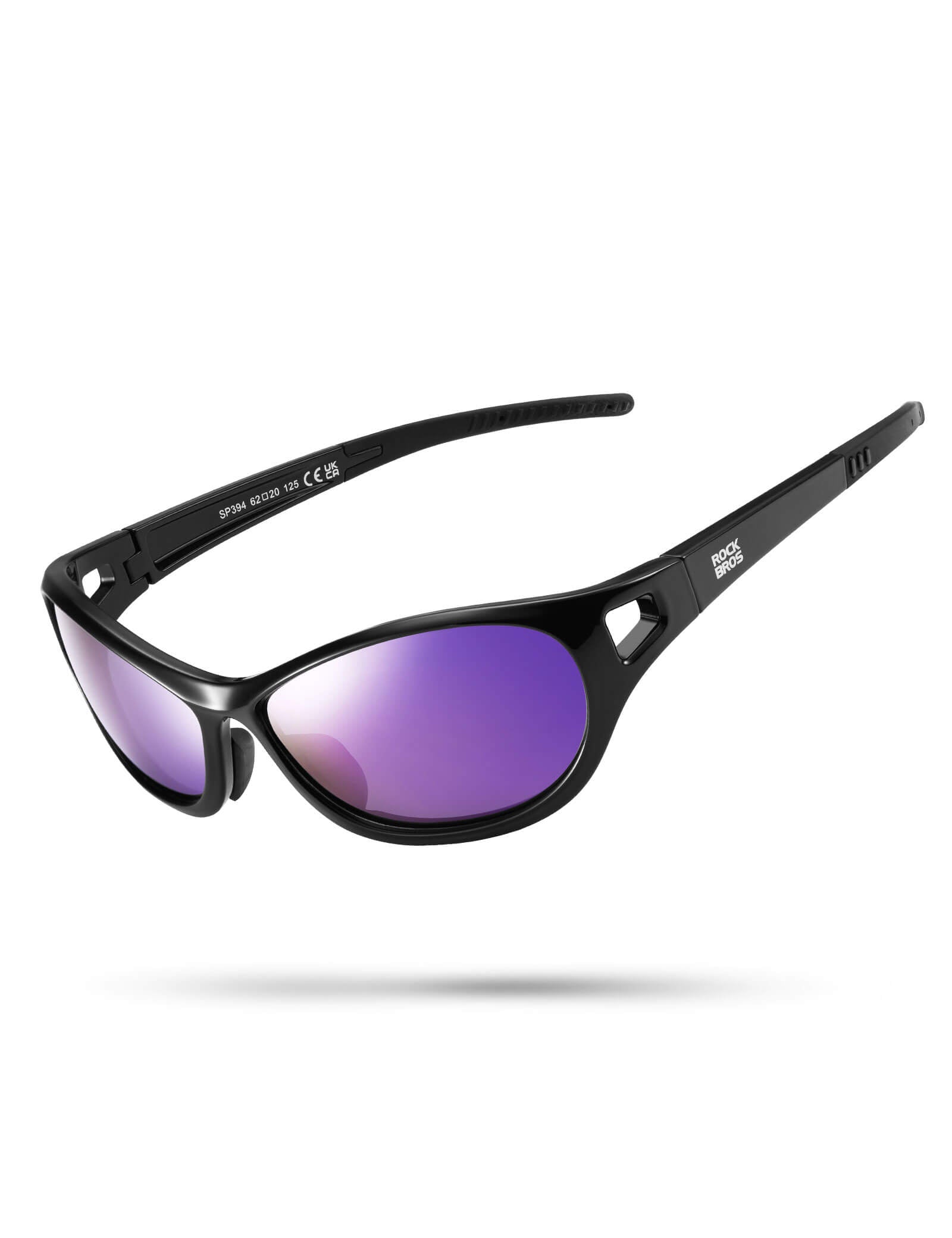 ROCKBROS SP394 outdoor polarized sunglasses with UV400 protection for cycling and outdoor activities
#Color_Black