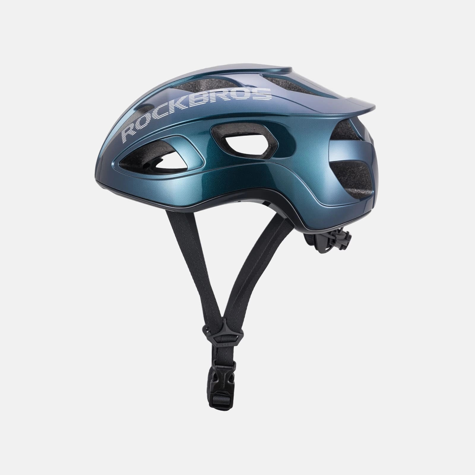 Ultralight 240g cycling helmet with 20-vent cooling and in-mold PC+EPS protection by ROCKBROS
#Color_Chameleon Blue