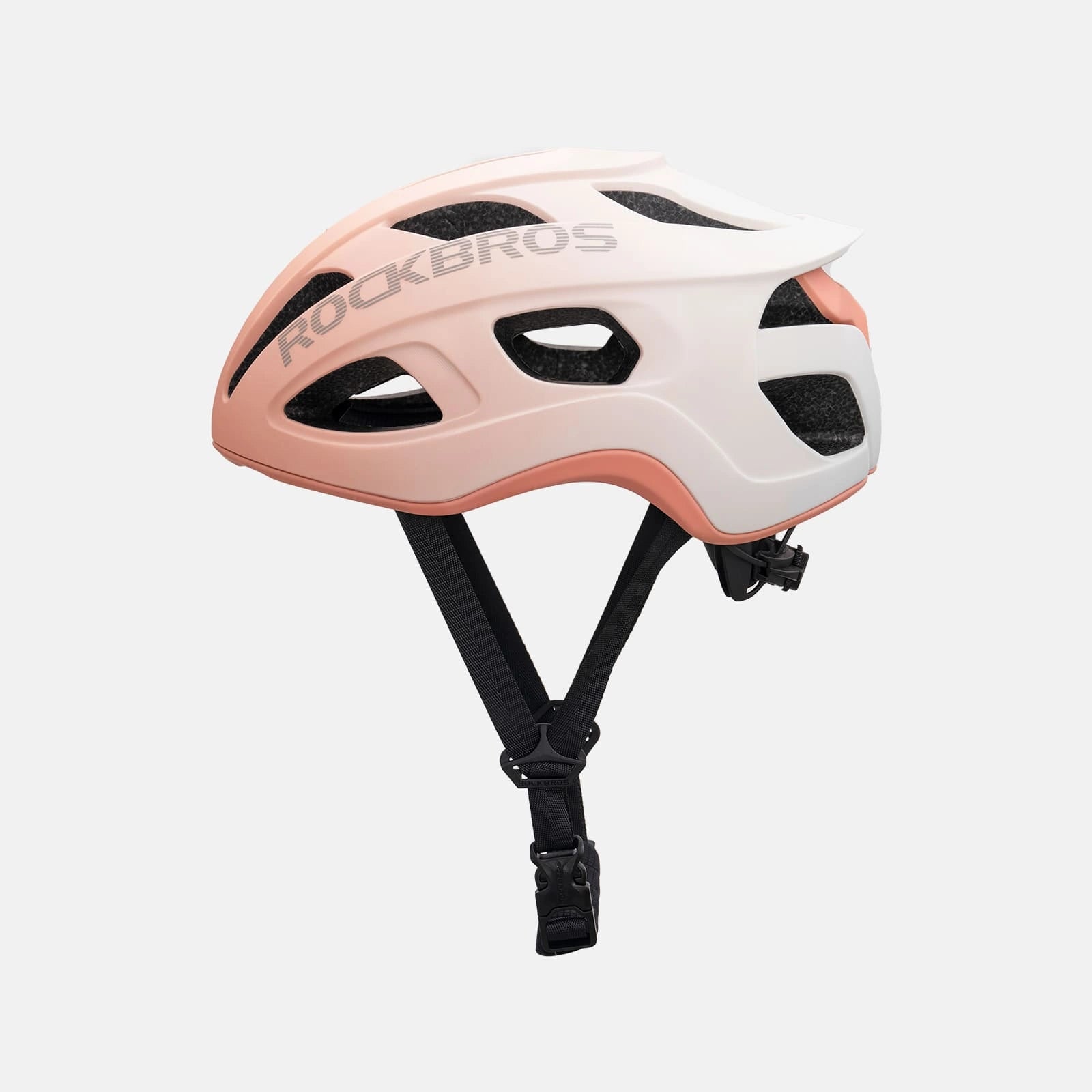 Ultralight 240g cycling helmet with 20-vent cooling and in-mold PC+EPS protection by ROCKBROS
#Color_Matte Apricot