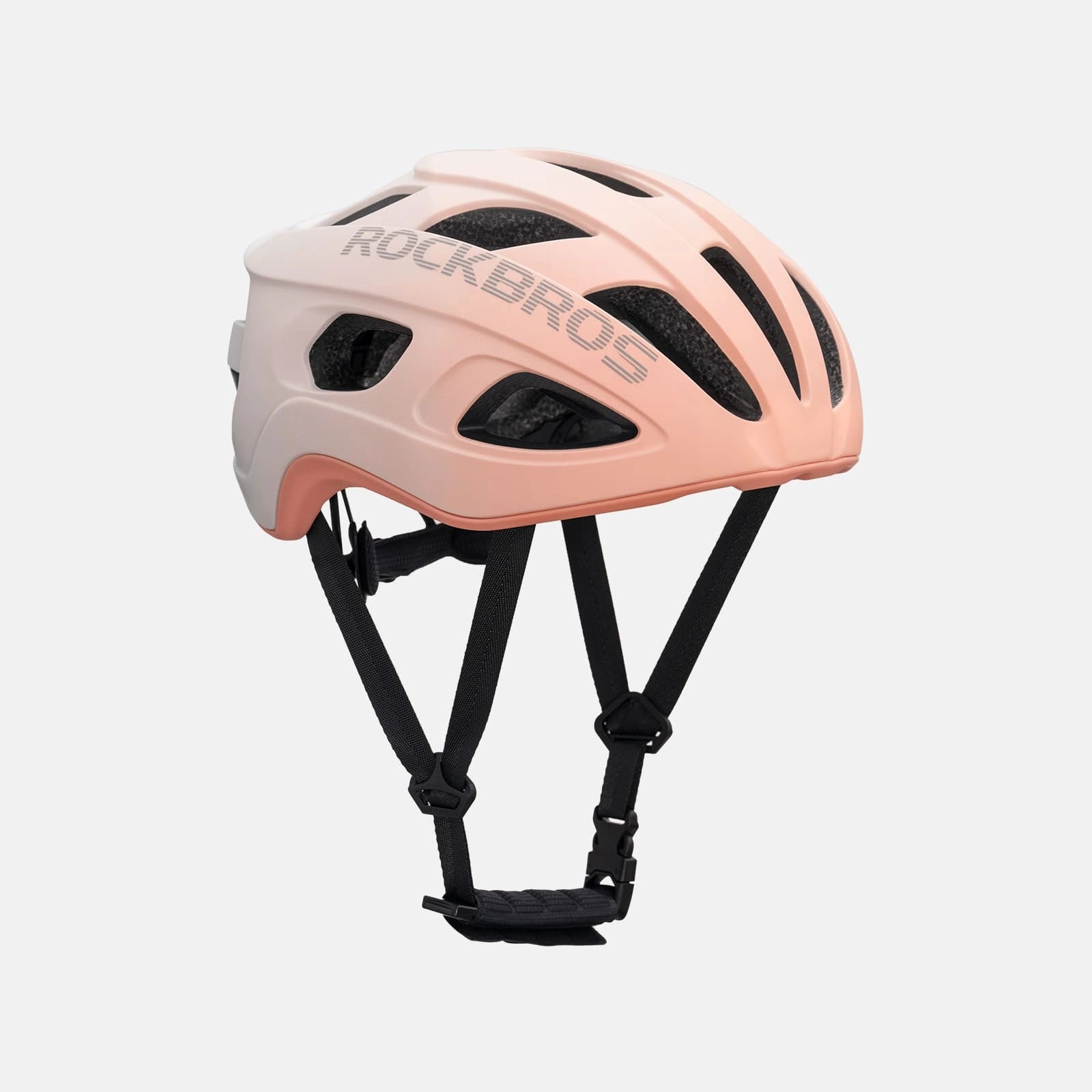 Ultralight 240g cycling helmet with 20-vent cooling and in-mold PC+EPS protection by ROCKBROS
#Color_Matte Apricot