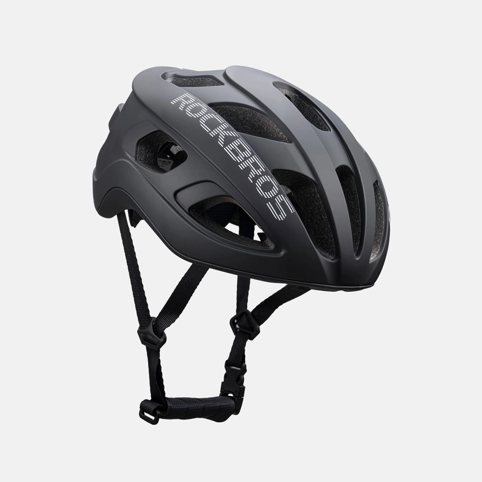 Ultralight 240g cycling helmet with 20-vent cooling and in-mold PC+EPS protection by ROCKBROS
#Color_Matte Black
