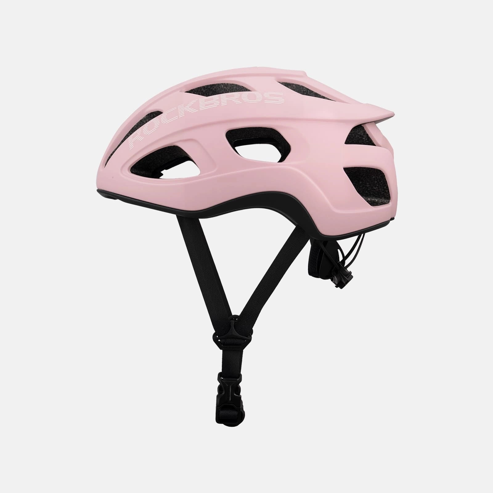 Ultralight 240g cycling helmet with 20-vent cooling and in-mold PC+EPS protection by ROCKBROS
#Color_Matte Pink