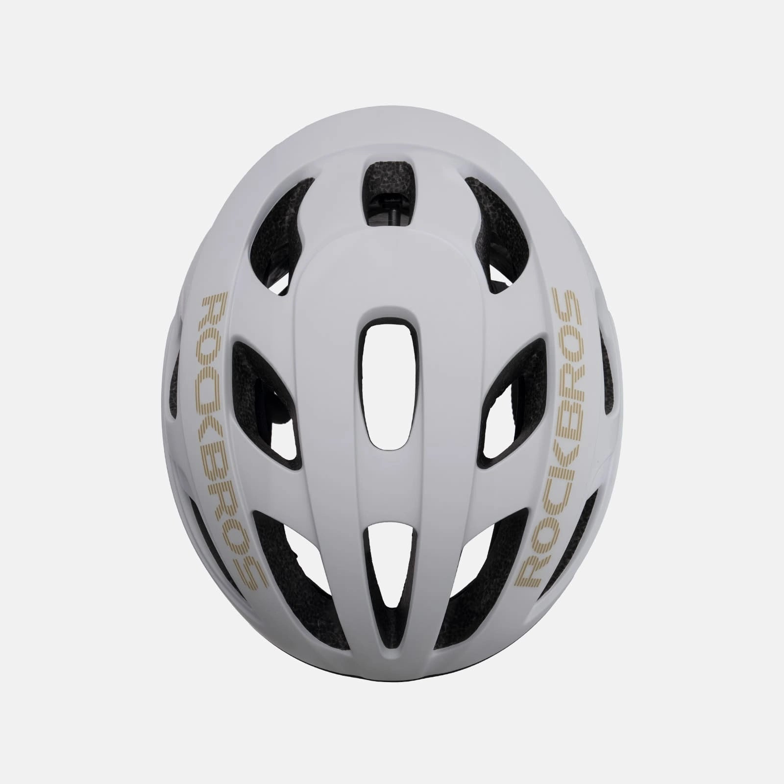 Ultralight 240g cycling helmet with 20-vent cooling and in-mold PC+EPS protection by ROCKBROS
#Color_Matte White