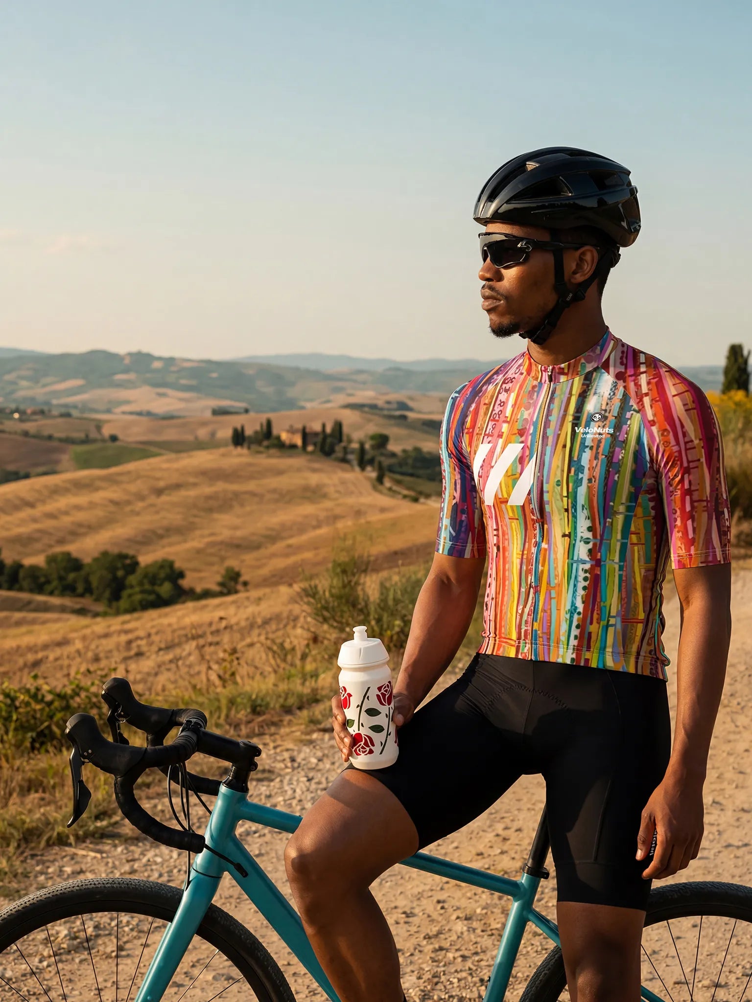 Men's Cycling Jersey Terrain Blocks#Type_Carnival Strata