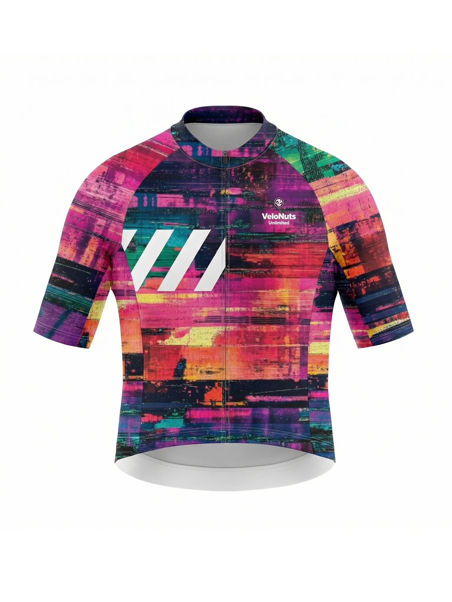 Men's Cycling Jersey Retro Signal#Type_Neon Glitch