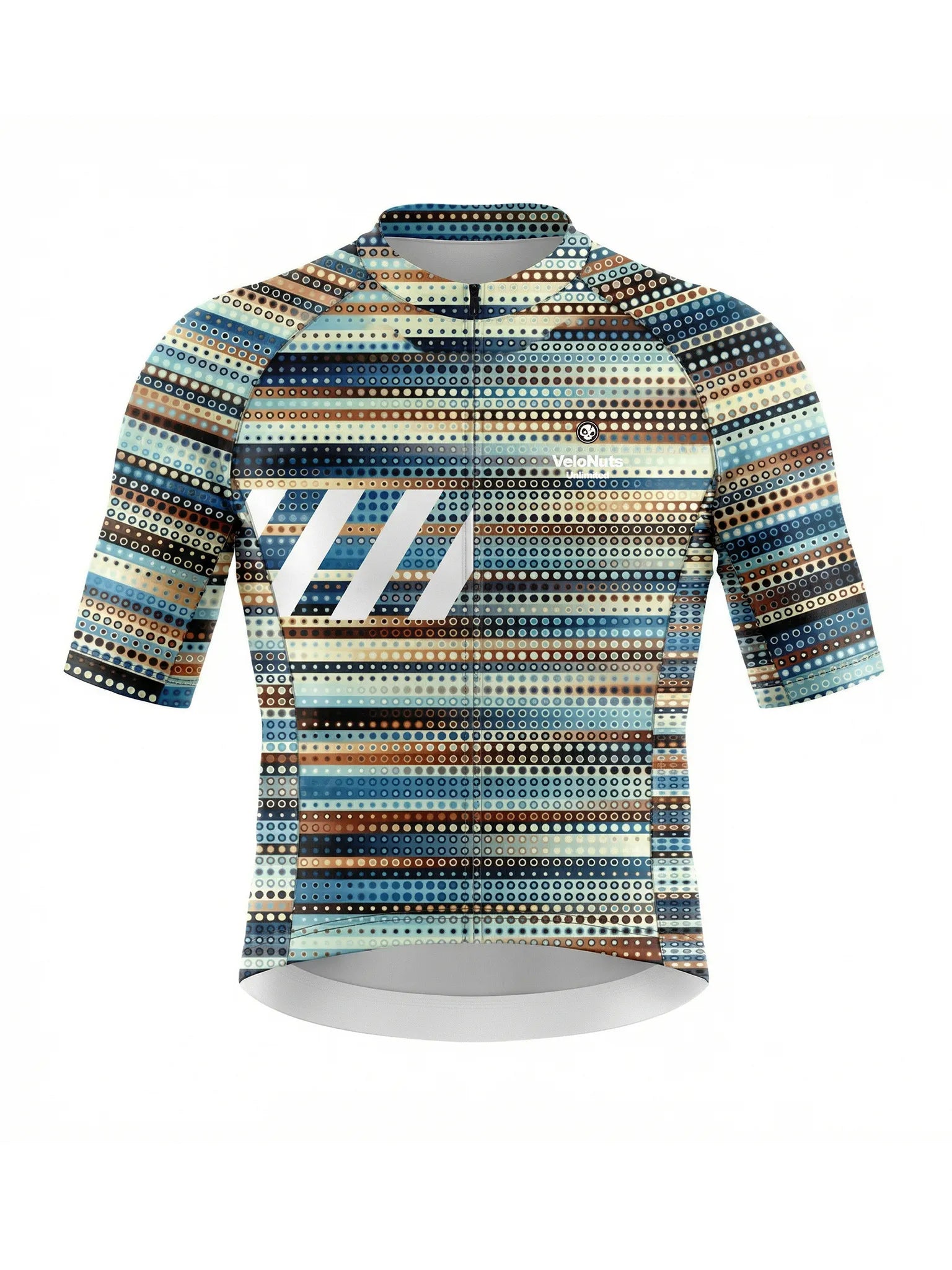 Men's Cycling Jersey Retro Signal#Type_Dotwave Stripe