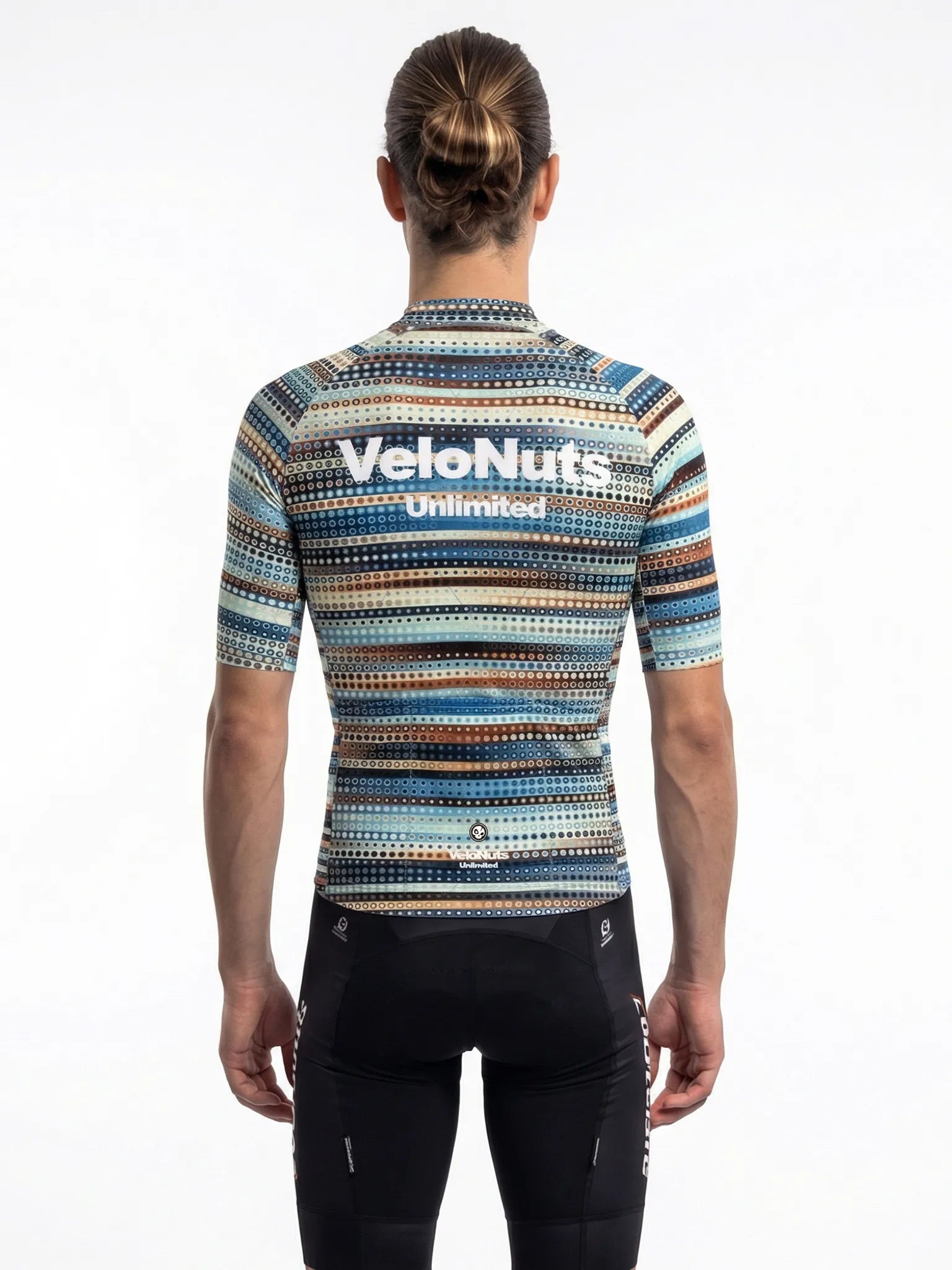 Men's Cycling Jersey Retro Signal#Type_Dotwave Stripe