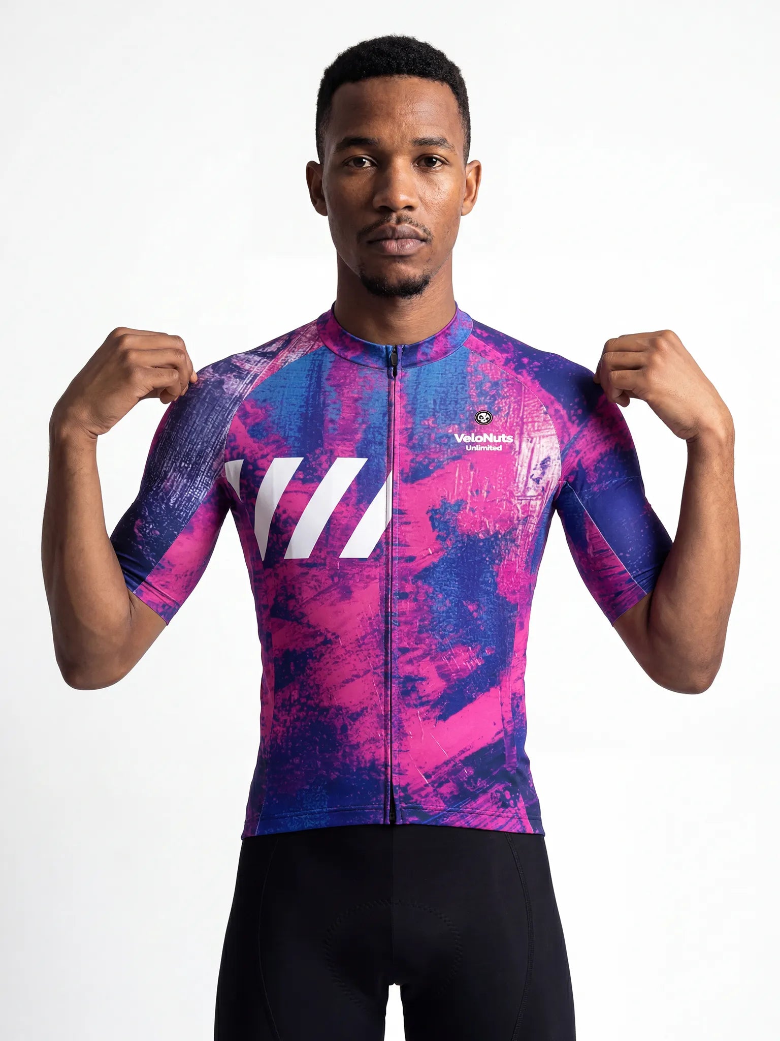 Men's Cycling Jersey Ink Burst#Type_Emerald Splash