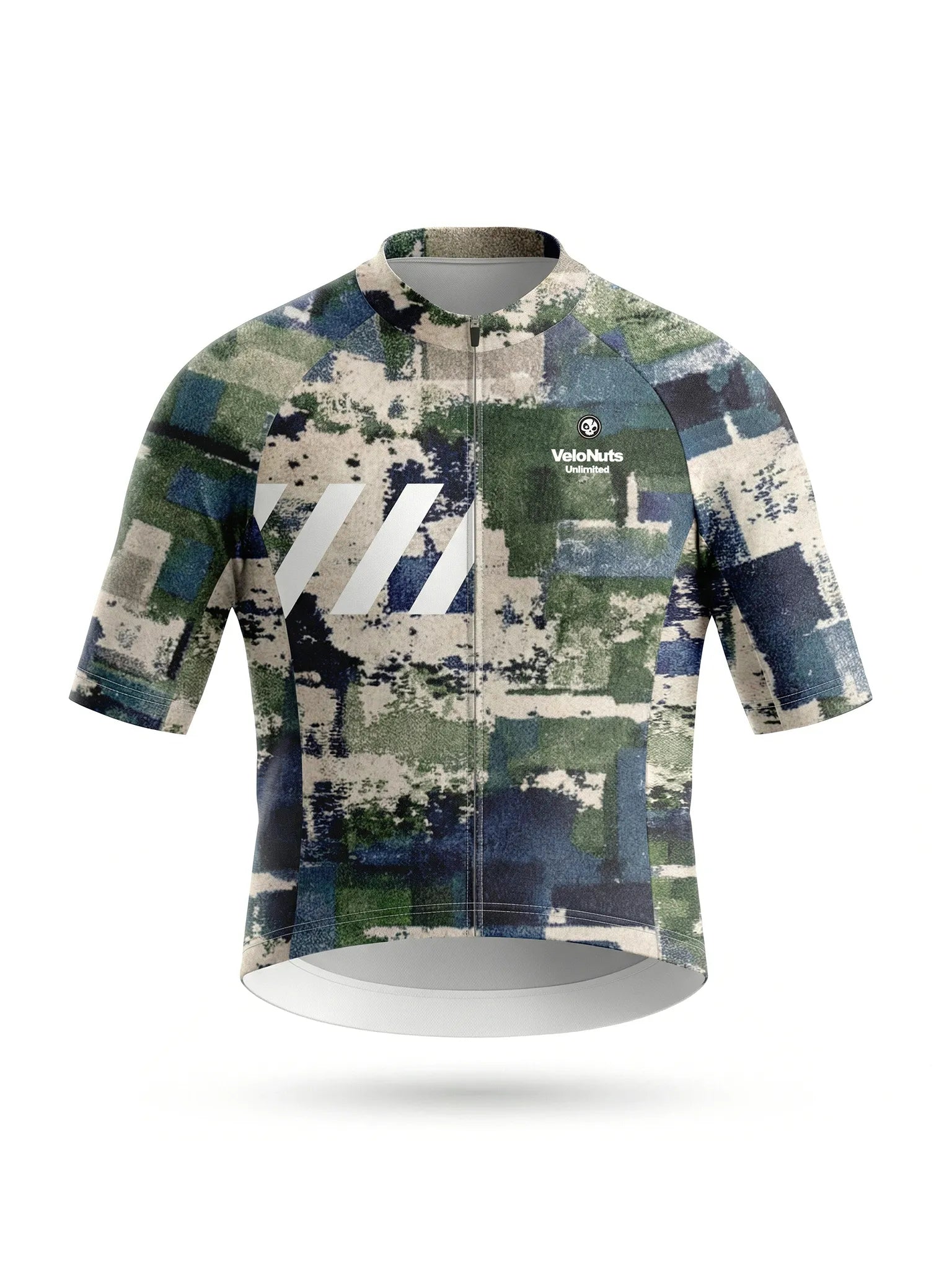 Men's Cycling Jersey Terrain Blocks#Type_Moss Stone Blocks