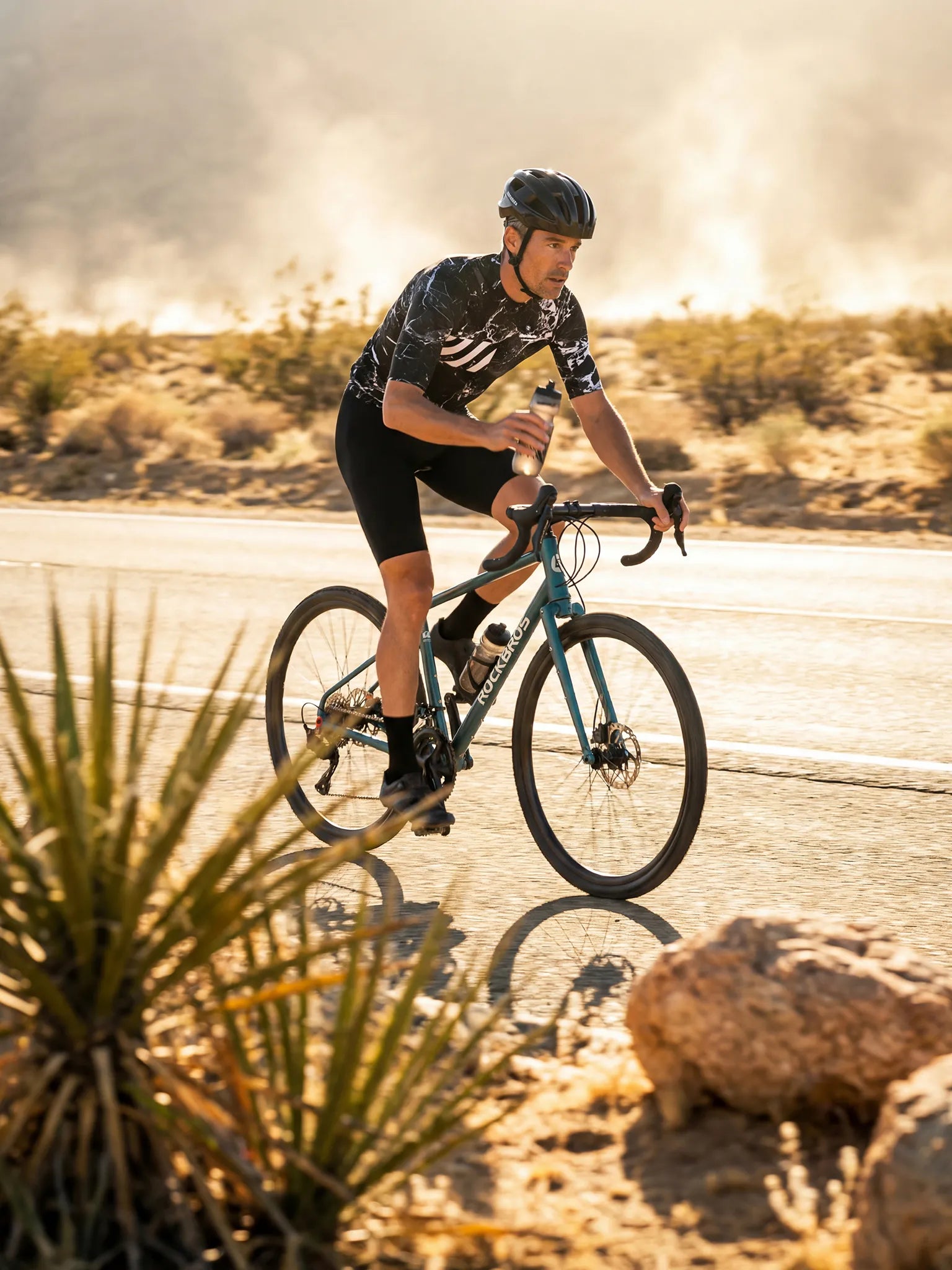 Men's Cycling Jersey Liquid Terrain#Type_Noir Marble