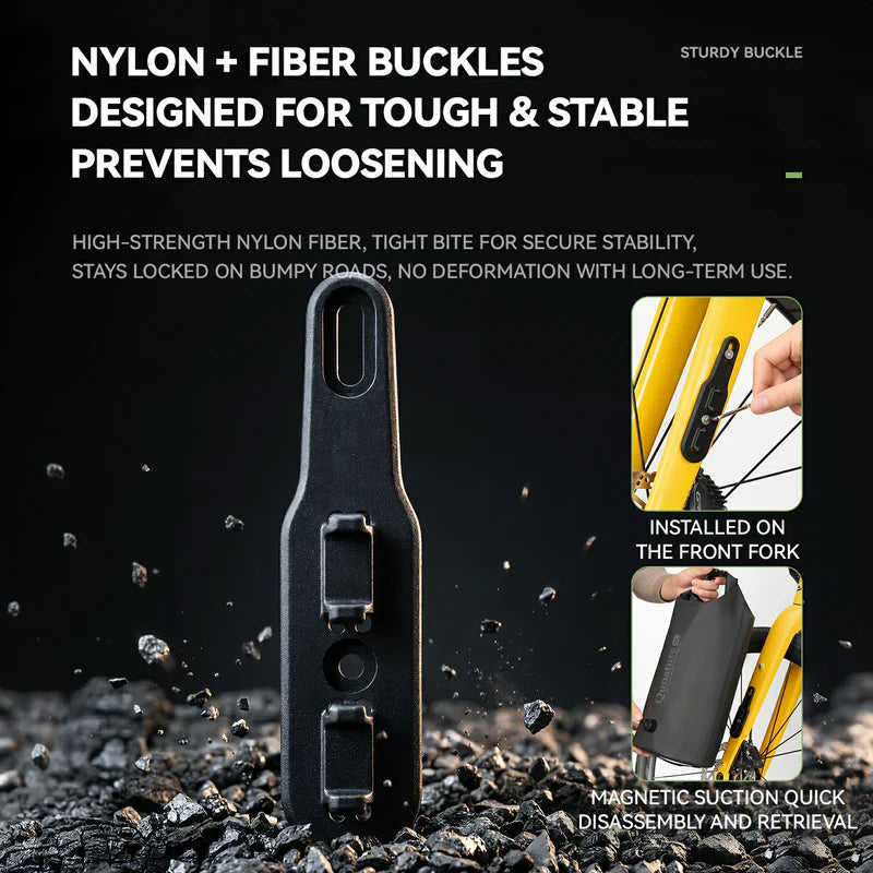 Magnetic Quick-Release Waterproof Bike Fork Bag - 6L