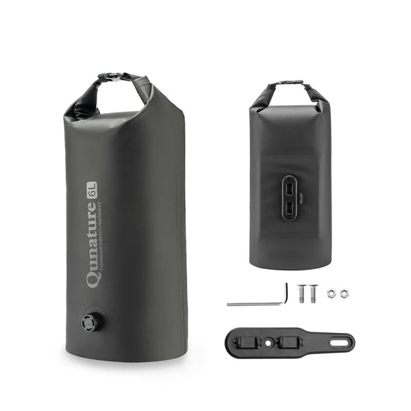 IPX6 waterproof roll-top bike fork bag for bikepacking